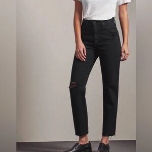 NWT Adriano Goldschmied SZ 25 Phoebe Jeans Vintage High Waisted Tapered Leg Z206